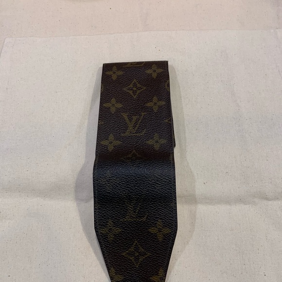 Louis Vuitton Brown and Gold Rectangular Key & Card Holder - Picture 6 of 6